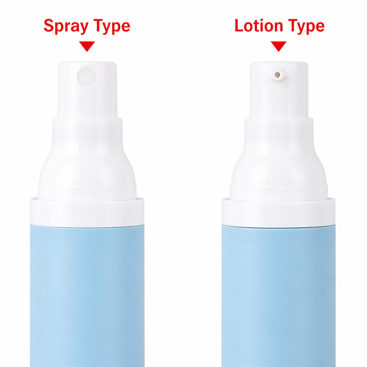 Face Care Spray Pump Lotion Airless Bottle 15ml 30ml 50ml Empty PP Plastic Serum Cosmetic Packaging