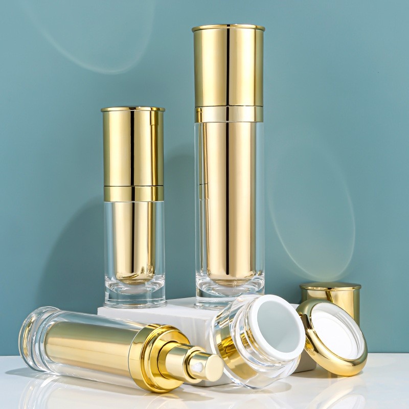 Acrylic lotion bottle, eye cream airless bottle, cosmetic bottle, face cream jar