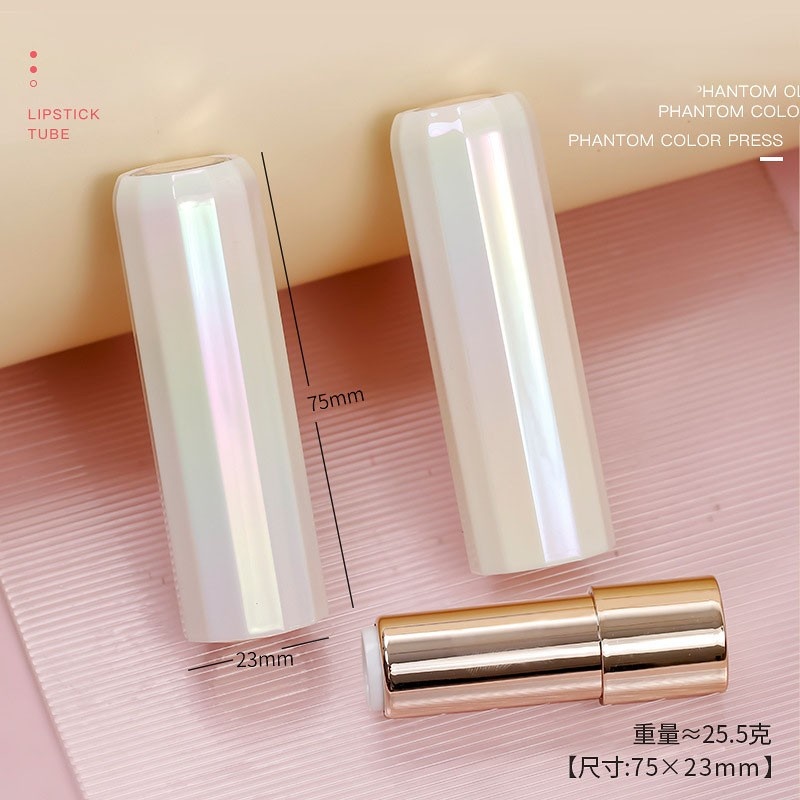 Wholesale packaging materials for 12.1mm square and round lipstick tubes (empty tubes)