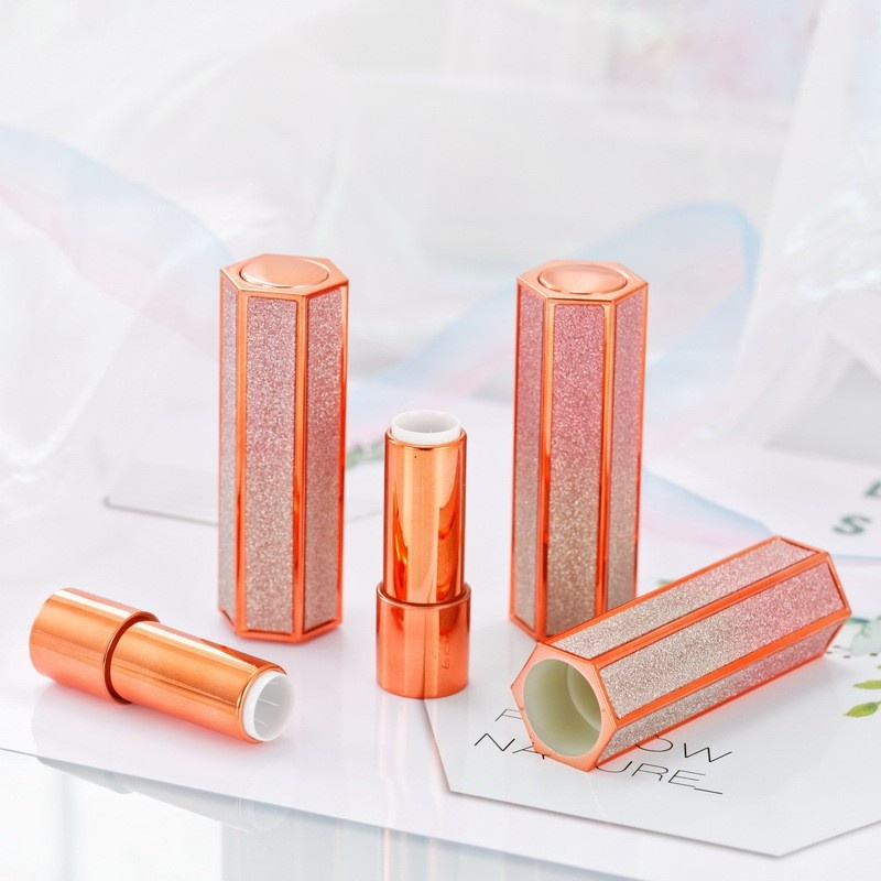 Hot-selling empty lipstick tubes in various sizes square and round lipstick tubes