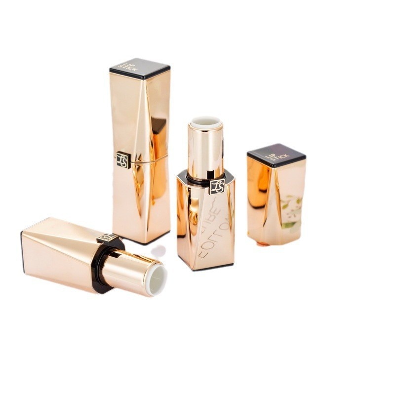 Hot-selling empty lipstick tubes in various sizes square and round lipstick tubes