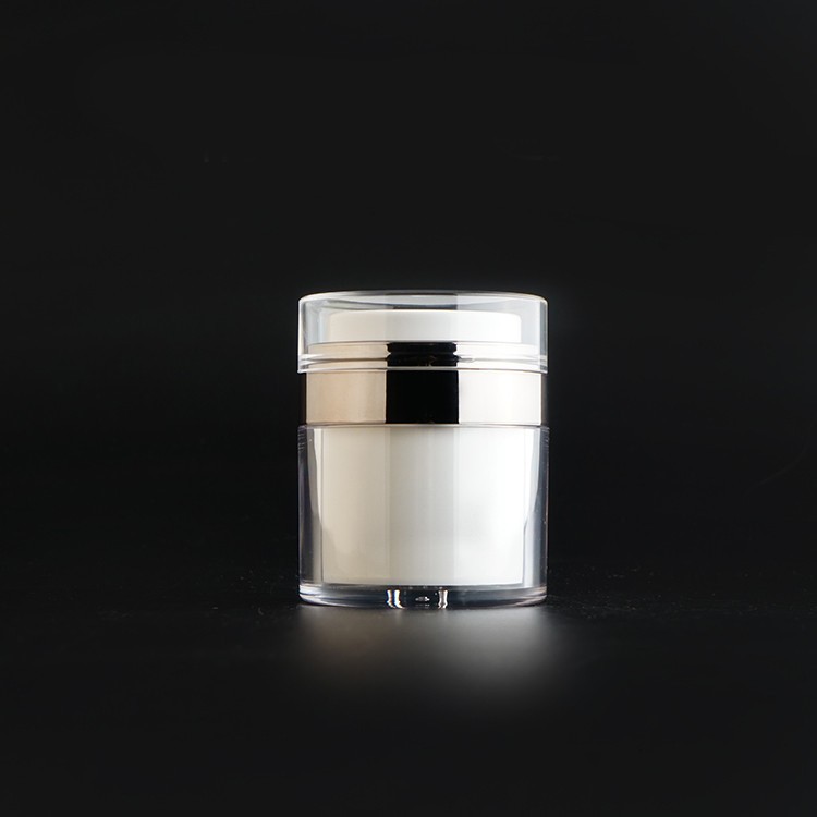 PCR material cosmetics bottle circular press vacuum bottle 30g50g central discharge vacuum lock fresh bottle