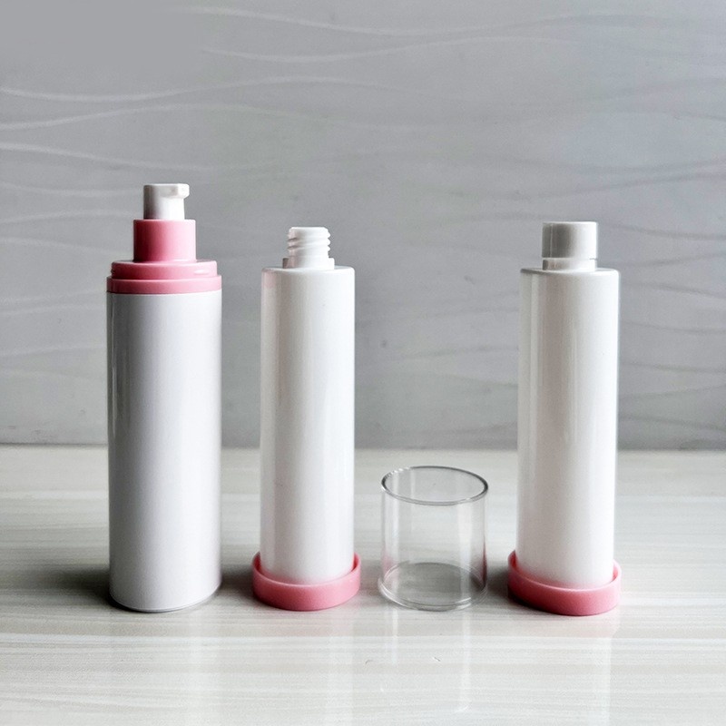 Straight Round Vacuum Bottle Can Replace Plastic Bottle Emulsion Bottle