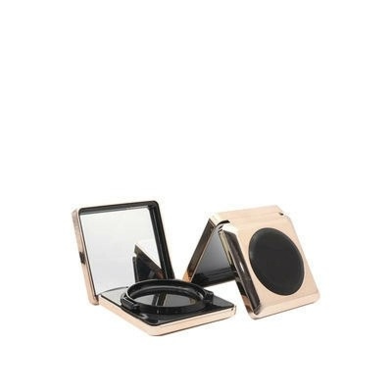 Cushion Compact - Dual-color Eyebrow Powder Cushion Compact with Double-ended Brush