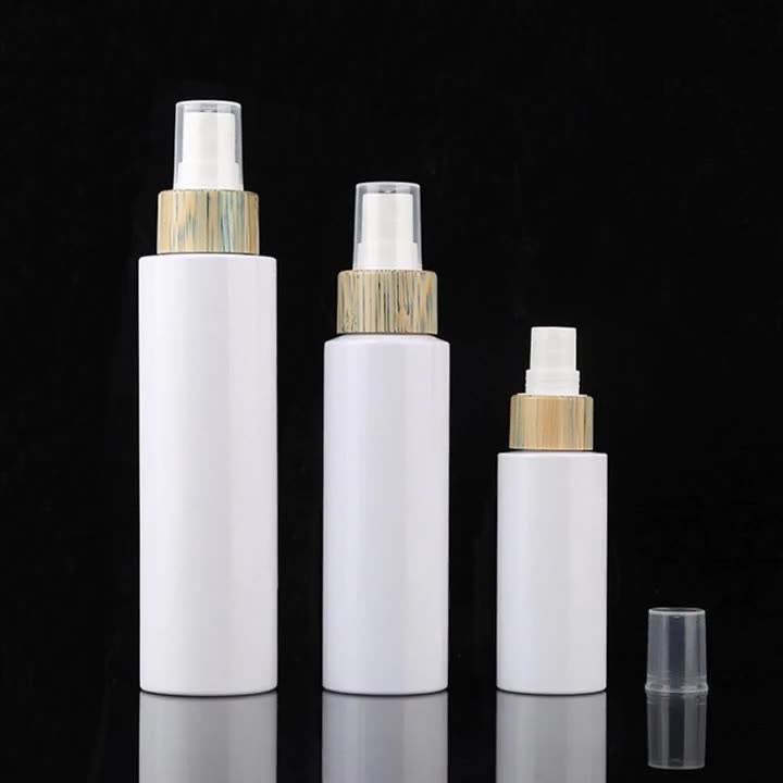 Wholesale Package Bamboo Spray Bottle Perfume Spray Head 30ml 50ml 100ml 150ml Pet Spray Bottle