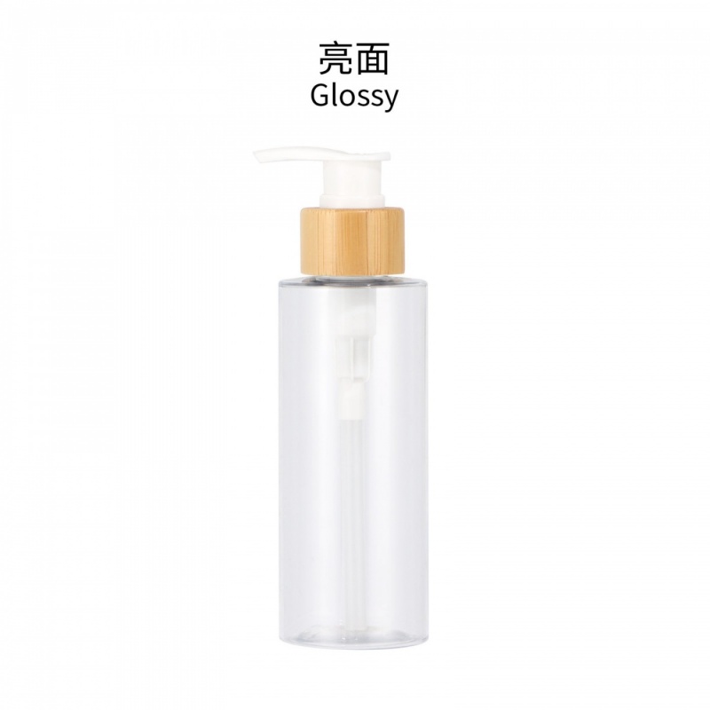 Stock Bamboo Pressing Bottle 100ml Small Bottle Skin Care Lotion Bottle Cosmetic Packaging Material 200ml Wash Bottle
