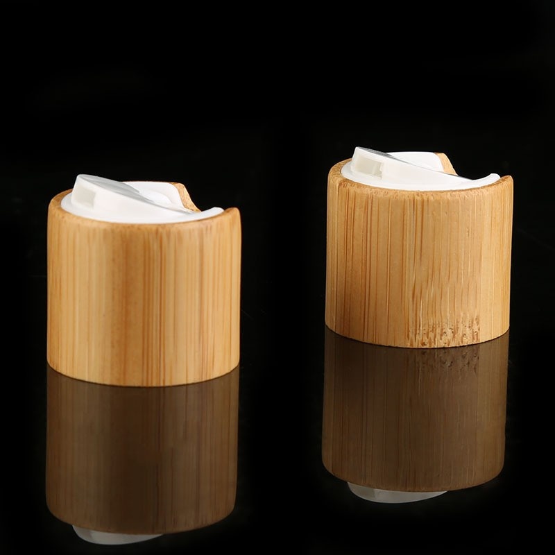 Daily Chemical Packaging 24 Teeth Bamboo Wood Cap 24_410 Conditioner Bottle Cap Bamboo Cap
