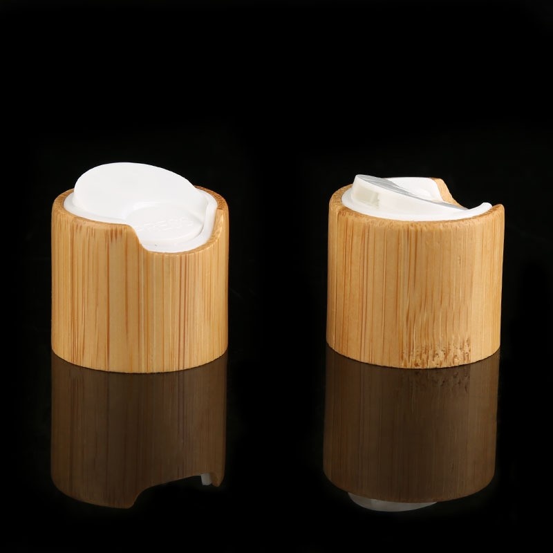 Daily Chemical Packaging 24 Teeth Bamboo Wood Cap 24_410 Conditioner Bottle Cap Bamboo Cap