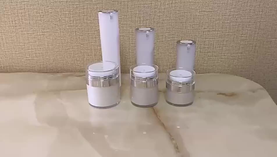 New Acrylic 30g Vacuum Bottle, Double-Layer Eye Cream, Mud Film Cream Bottle, Short And Plump Face Cream Bottle Packaging
