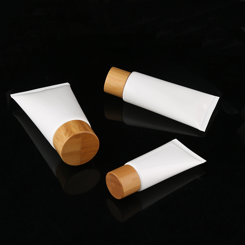50g 100g 120g 150g Bamboo Cap Hose Bottle Pe Face Wash In Bottle Sunscreen Travel Set