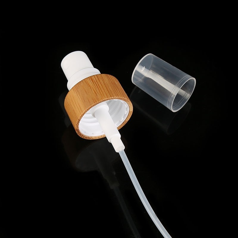 Skin Care Package Material 24_410 Bamboo Wood Spray Head Fine Atomized Perfume Nozzle 24 Teeth Toner Nozzle