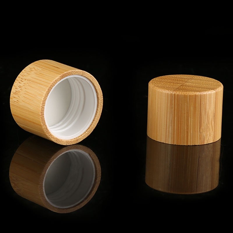 Skin Care Product Package 24_410 Package Bamboo Thread Flat Cap 24 Caliber Screw Cap Shampoo Shower Gel Bottle Cap