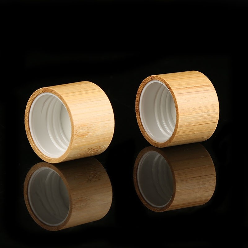 Skin Care Product Package 24_410 Package Bamboo Thread Flat Cap 24 Caliber Screw Cap Shampoo Shower Gel Bottle Cap