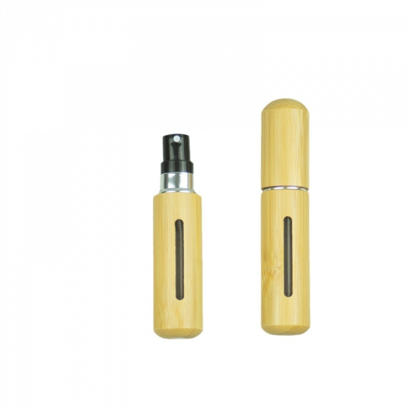 Bamboo And Wood Perfume Bottom Bottle Bamboo Shell Direct Perfume Bottle Spray Bottle Perfume 5ml 8ml