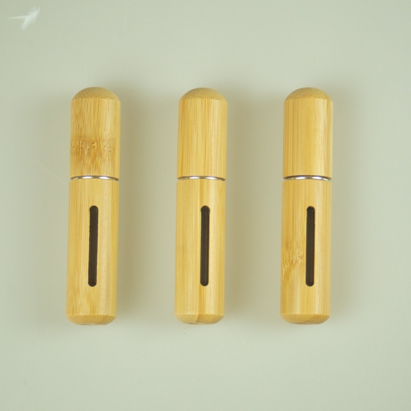 Bamboo And Wood Perfume Bottom Bottle Bamboo Shell Direct Perfume Bottle Spray Bottle Perfume 5ml 8ml