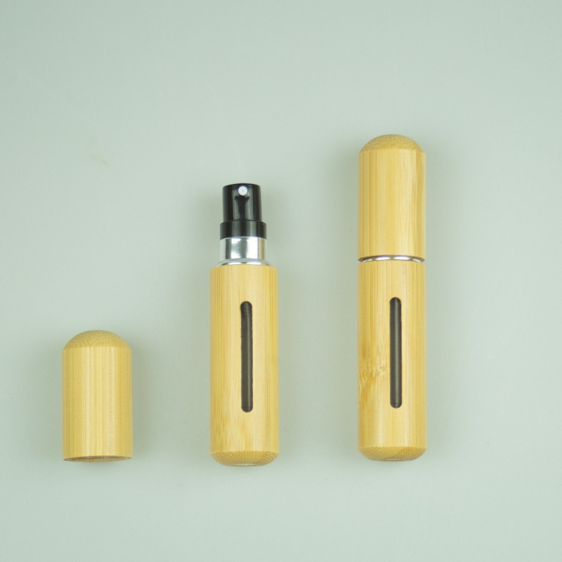 Bamboo And Wood Perfume Bottom Bottle Bamboo Shell Direct Perfume Bottle Spray Bottle Perfume 5ml 8ml