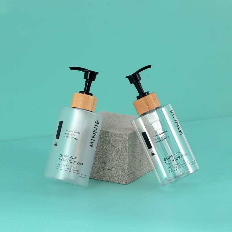 Stock 300ml500ml Lotion Dispenser Bottle Shampoo Bottle Hand Sanitizer Bottle Plastic Press Bottle Cosmetic Pet