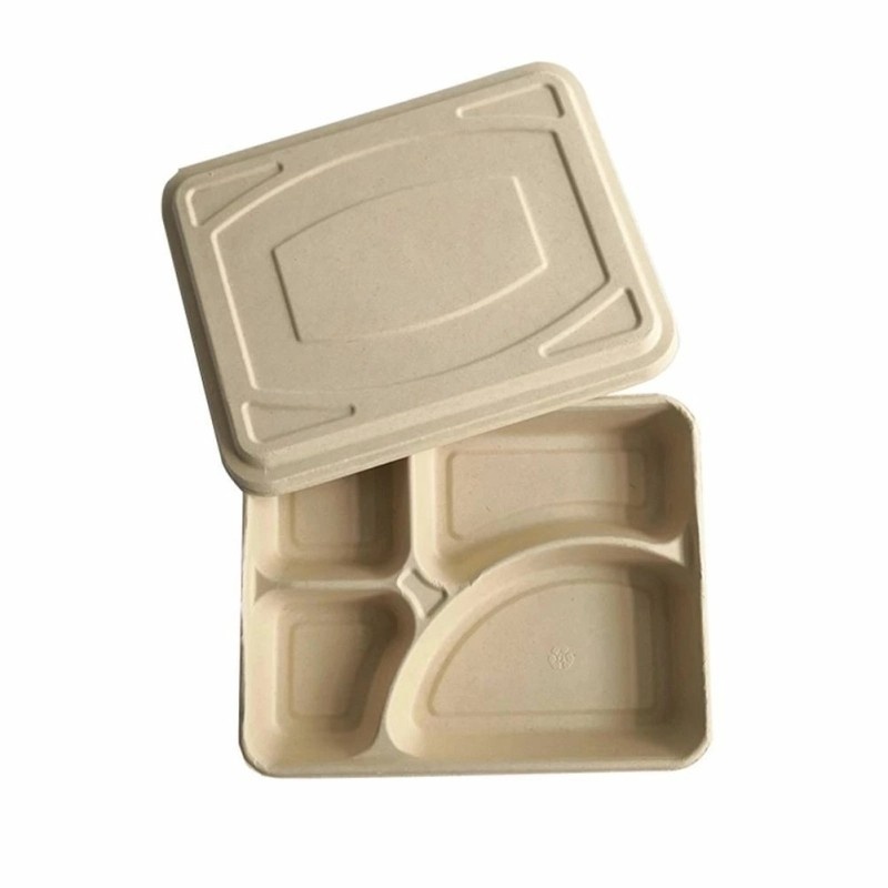 PCR 4 Compartment Bento Box