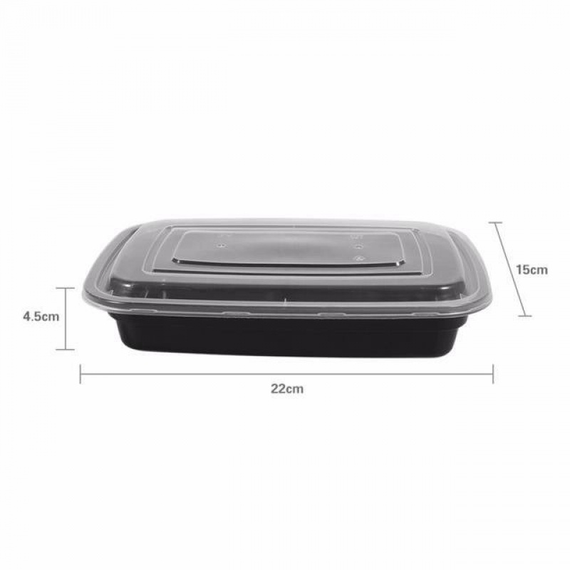PCR 4 Compartment Bento Box