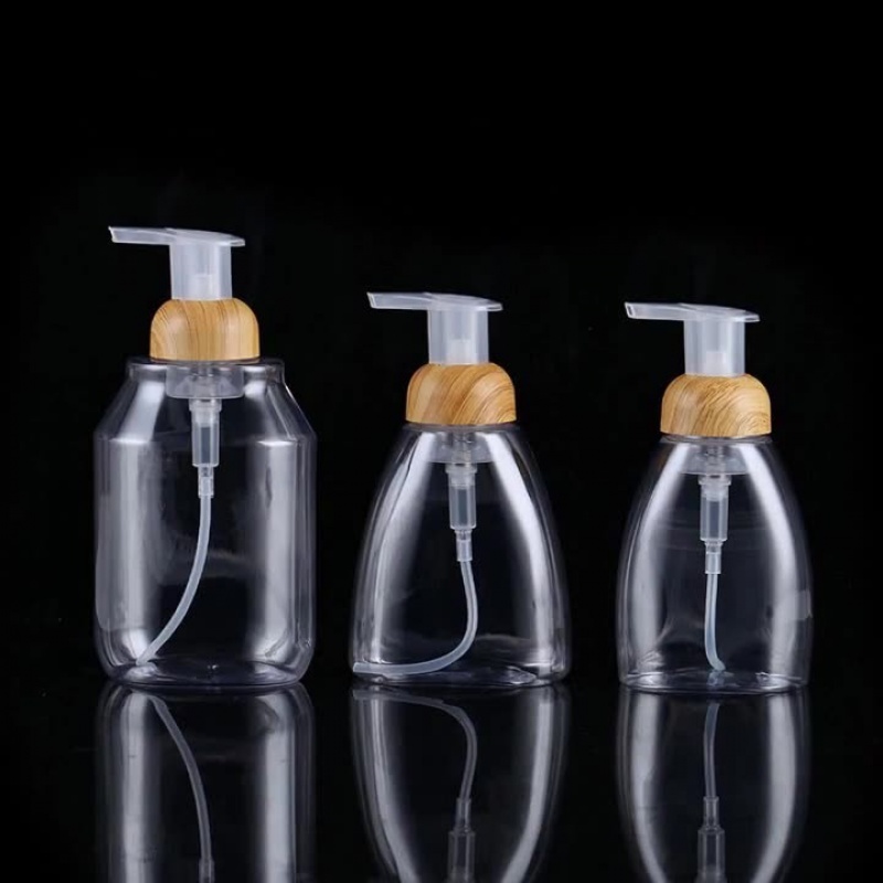 Daily Chemical Packaging 250 300 500ml Pet Foam Bottle Foam Bottle Hand Sanitizer Mousse Foam Bottle