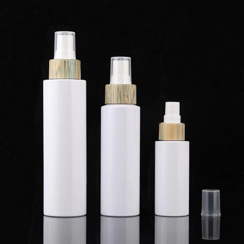 Wholesale Package Bamboo Spray Bottle Perfume Spray Head 30ml 50ml 100ml 150ml Pet Spray Bottle