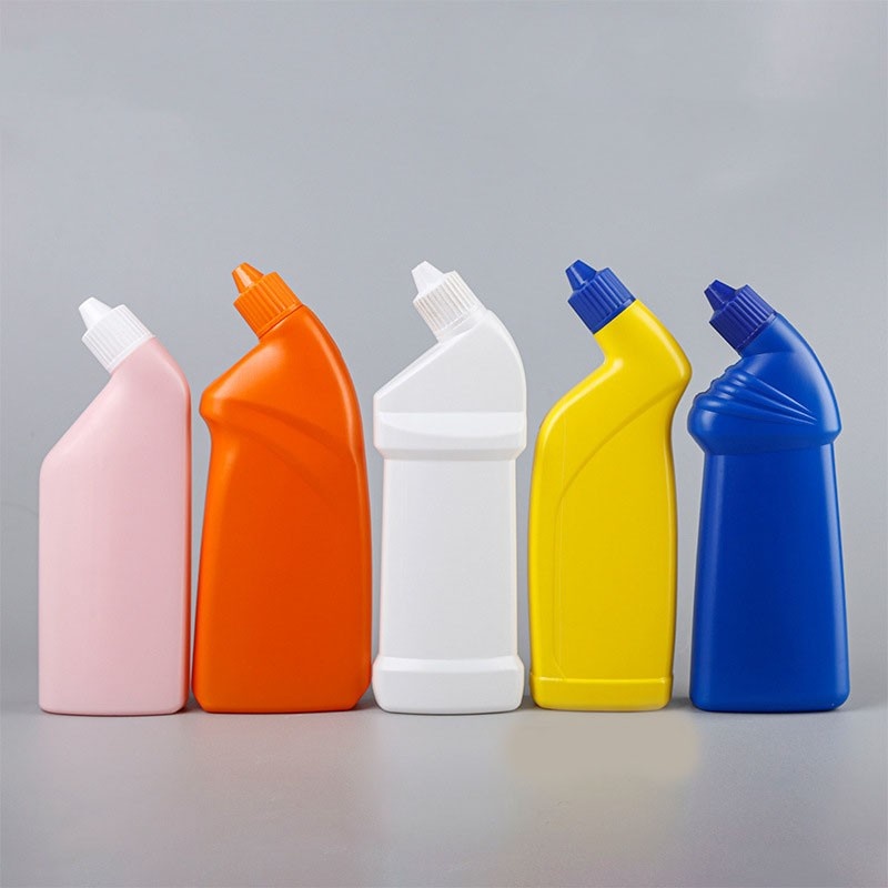 Plastic Toilet Cleaner Liquid Detergent Bottle