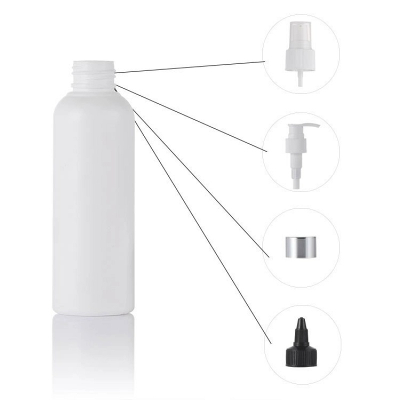 PET 100ml/500ml transparent bottles, pointed spout squeeze bottles
