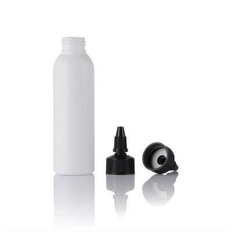 PET 100ml/500ml transparent bottles, pointed spout squeeze bottles