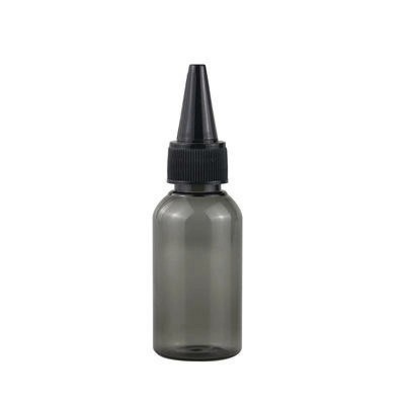 Pet Black Transparent Plastic Small Squeeze Bottles