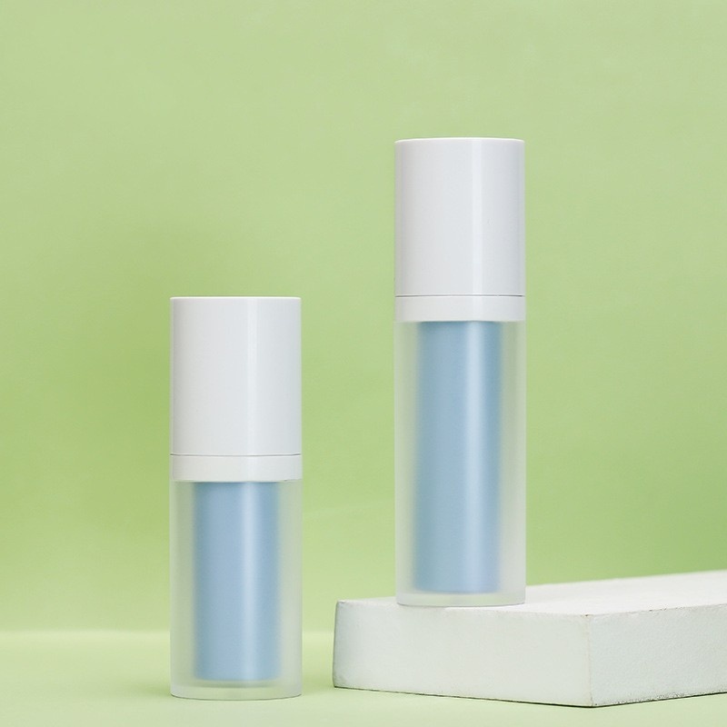 Replaceable Inner Vacuum Bottle 15ml Acrylic Eye Cream Dispenser Bottle 30ml Essence Lotion Bottle Environmental Protection