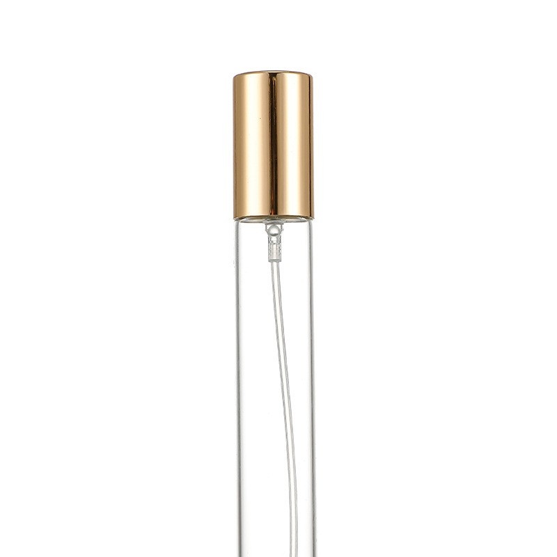 Perfume dispenser, transparent glass cosmetic bottle, 10ml pull-out cap, hydrating, sunscreen, pump spray bottle