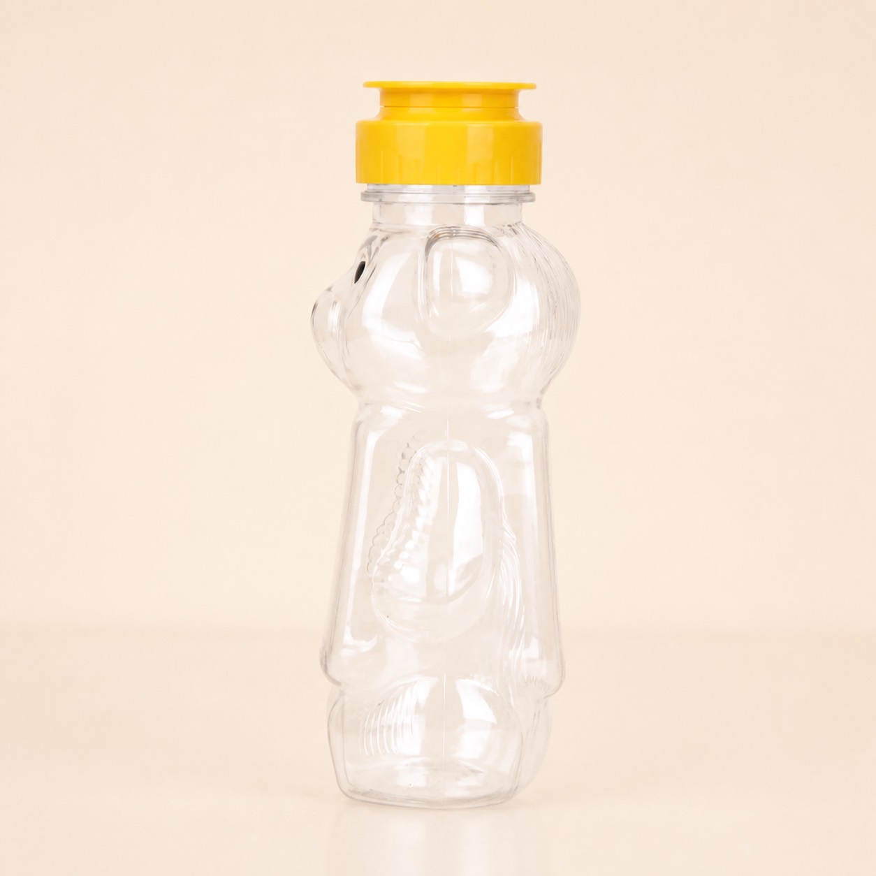 Factory Direct Sale Food Grade PET 150ml~500ml Bear Shaped Plastic Honey Jars and Creative New Student Portable Transparent Bottle