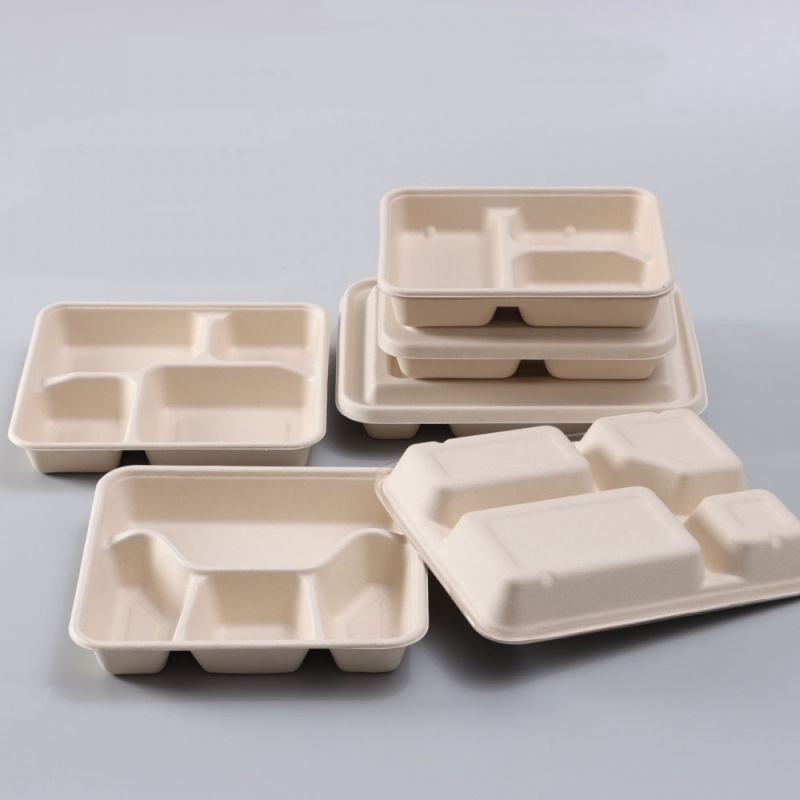 Biodegradable PLA Compostable Meal Boxes