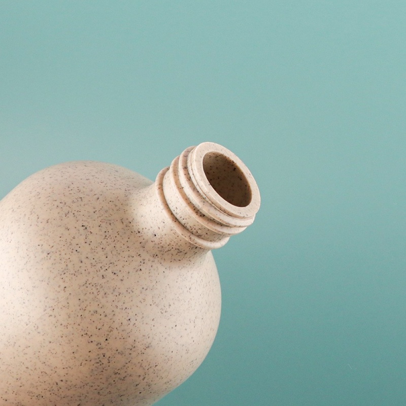 Degradable And Environmentally Friendly Wheat Straw Plus Hdpe Plastic Bottle Can Be Customized