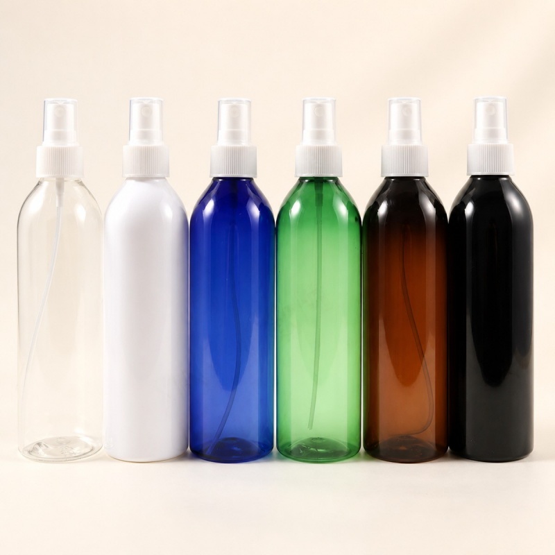 100ml 120ml 150ml 200ml 250ml 300ml White Black Amber PET Spray Bottle for Hair Salon Cleaning Fine Trigger