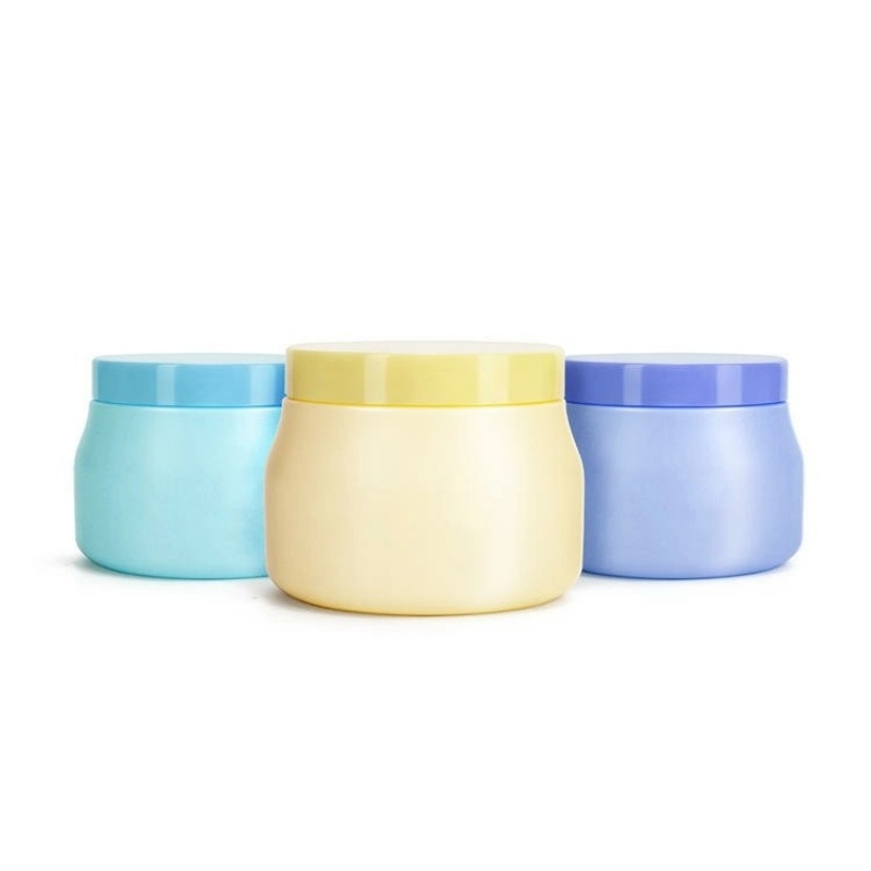 500ml/250ml PE large capacity wide mouth bottle for hair treatment cream, hair mask, and conditioner.