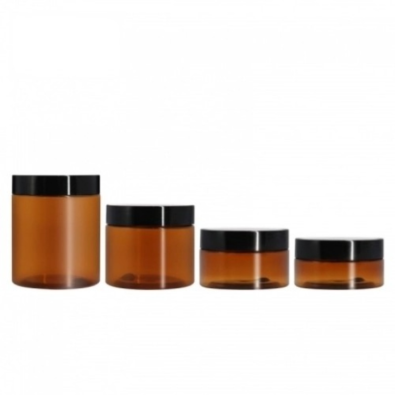 PET cream jar, eye mask jar, face cream jar, brown plastic bottle