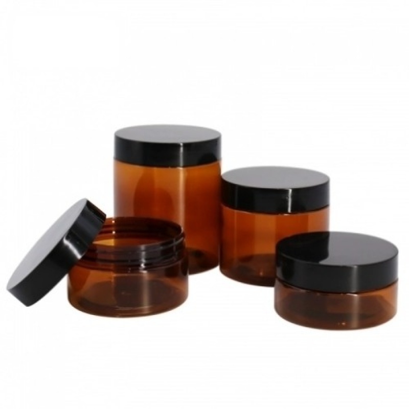 PET cream jar, eye mask jar, face cream jar, brown plastic bottle