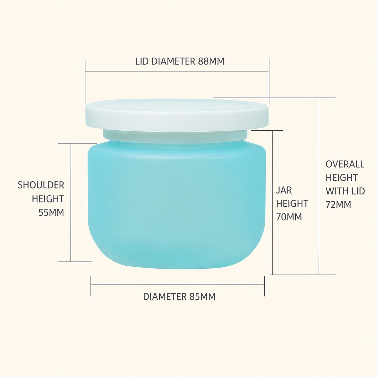 Hot Selling Packaging Pet Material Wide Mouth Plastic Jar,Multi Capacity Frosted Cream Washing And Care Product Packaging Jar - Buy Product on Alibaba.com