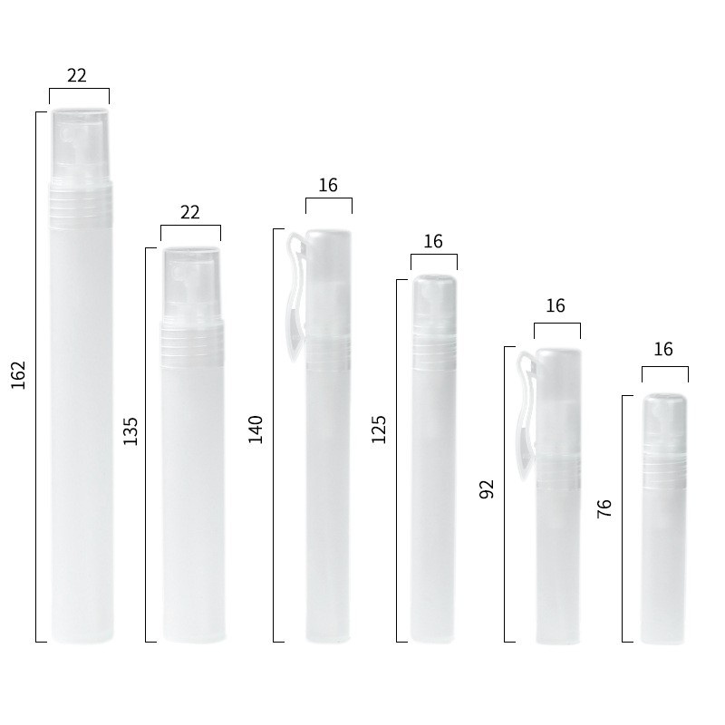 Pen Type Frosted Material Perfume Bottle With Pump