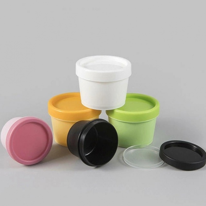 1 Oz Cosmetic PP Jars With Lids