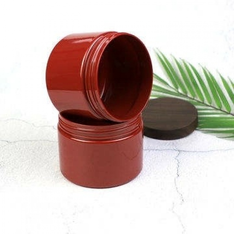 Double Wall 4 Oz plastic Cosmetic Jars With Lids