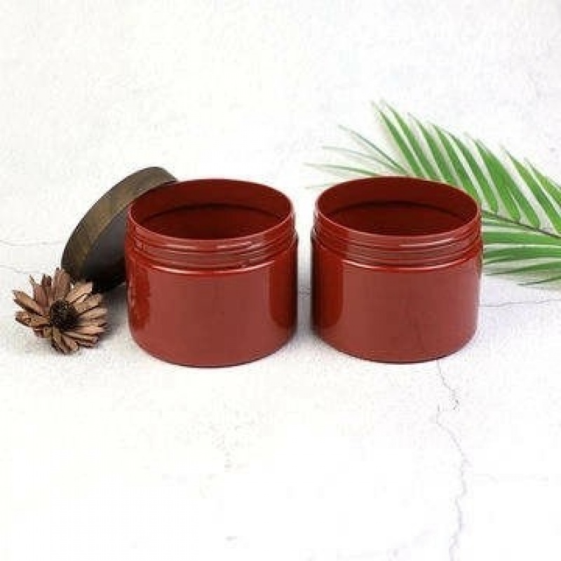 Double Wall 4 Oz plastic Cosmetic Jars With Lids