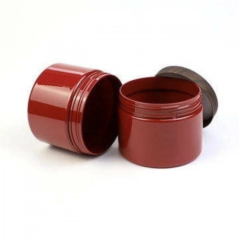 Double Wall 4 Oz plastic Cosmetic Jars With Lids