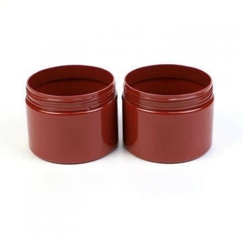 Double Wall 4 Oz plastic Cosmetic Jars With Lids