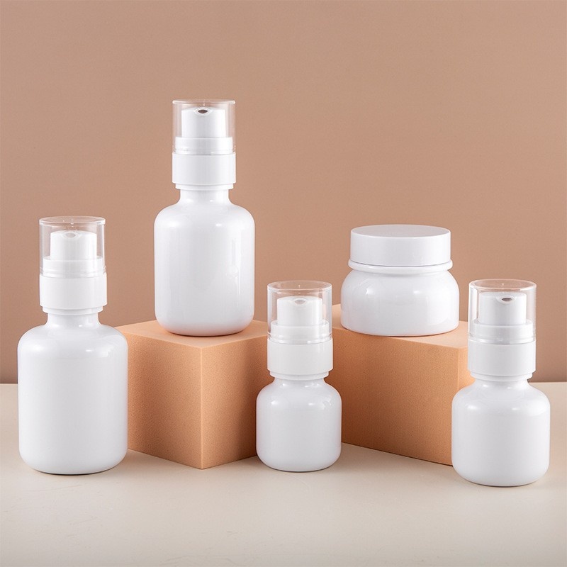 40/50g, 60/100/120ml Refill Bottles, White Cosmetic Bottles, Foundation, Medical Beauty Lotion, Cream Bottles