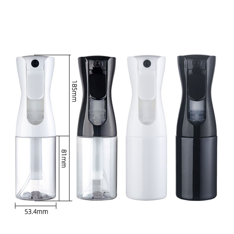 200ml/300ml continuous spray bottle, cosmetic moisturizing bottle, plastic high-pressure hair spray bottle