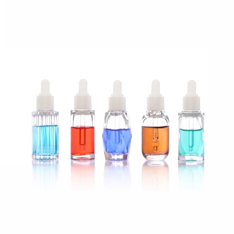 PETG gourd-shaped transparent essential oil bottle, dropper bottle, thick-walled and thick-bottomed empty bottle.