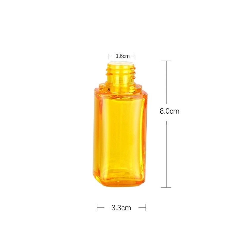 PETG gourd-shaped transparent essential oil bottle, dropper bottle, thick-walled and thick-bottomed empty bottle.