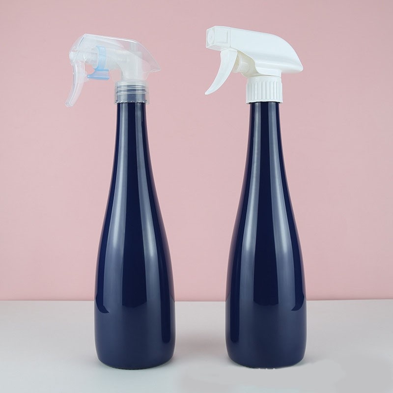 500ml square spray bottle, PET long-necked plastic bottle